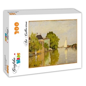 Grafika Kids (00480) - Claude Monet: "Houses on the Achterzaan, 1871" - 300 pezzi