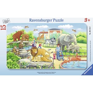 Ravensburger (06116) - "Trip to the Zoo" - 15 pezzi