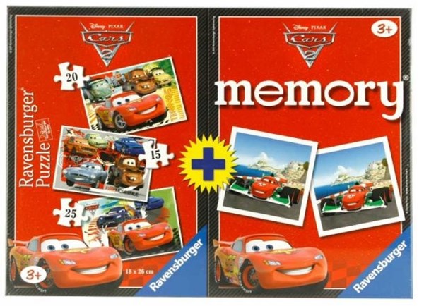 Ravensburger (07227) - "Cars + Memory" - 15 20 25 pezzi