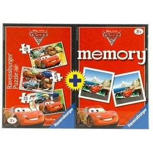 Ravensburger (07227) - "Cars + Memory" - 15 20 25 pezzi