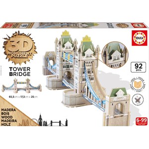 Educa (16999) - "Tower Bridge" - 92 pezzi