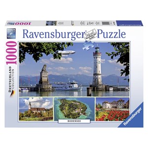 Ravensburger (19460) - "Lake Constance, Germany" - 1000 pezzi