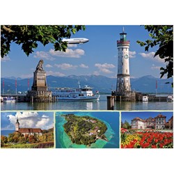 Ravensburger (19460) - "Lake Constance, Germany" - 1000 pezzi