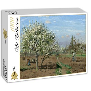 Grafika (02028) - Camille Pissarro: "Orchard in Bloom, Louveciennes, 1872" - 1000 pezzi