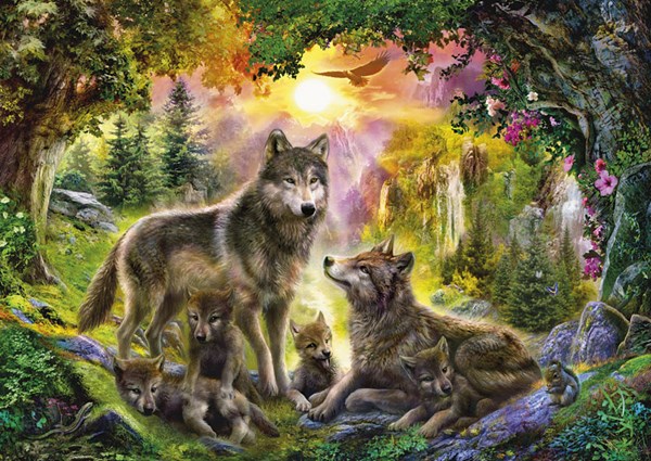 Step Puzzle (83046) - "Wolves" - 1500 pezzi