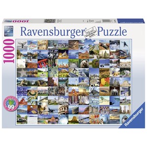 Ravensburger (19709) - "99 Beautiful Places USA/Canada" - 1000 pezzi