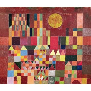 Puzzle Michele Wilson (W203-24) - Paul Klee: "Castle and Sun" - 24 pezzi