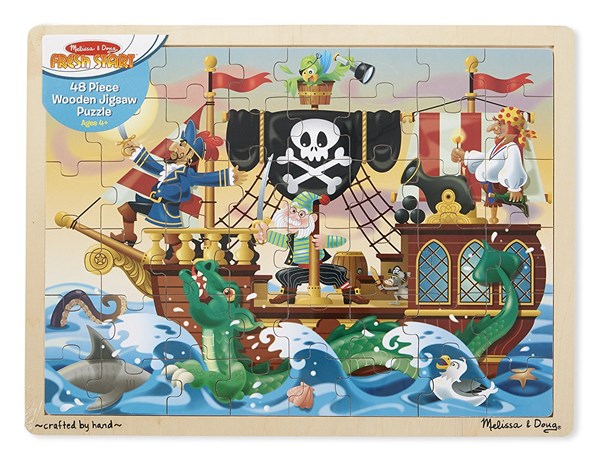 Melissa and Doug (3800) - "Pirate Adventure" - 48 pezzi