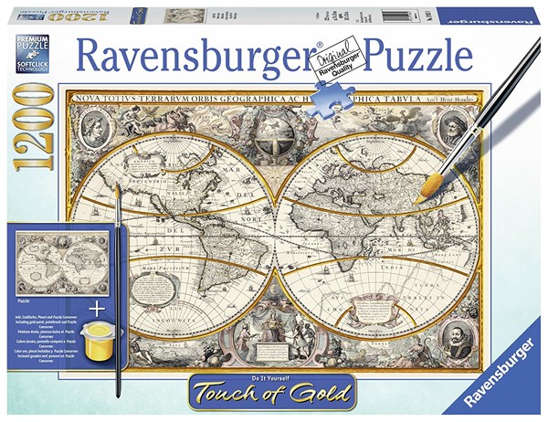 Ravensburger (19931) - "Antique World Map" - 1200 pezzi