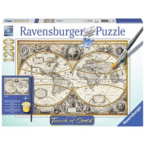 Ravensburger (19931) - "Antique World Map" - 1200 pezzi