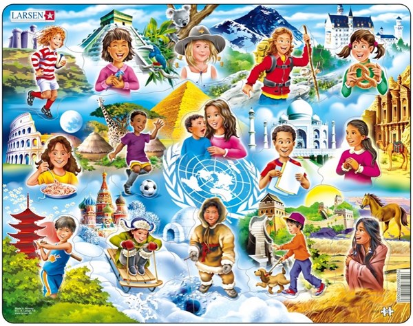 Larsen (NM8) - "Children around the world" - 15 pezzi