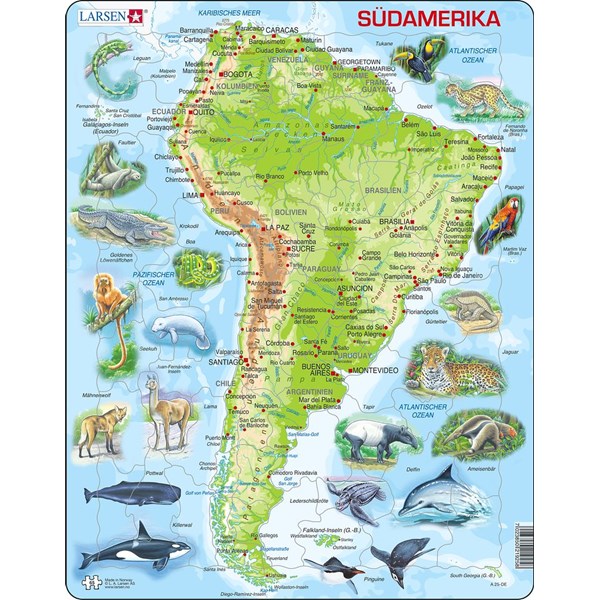Larsen (A25-DE) - "South America - DE" - 65 pezzi
