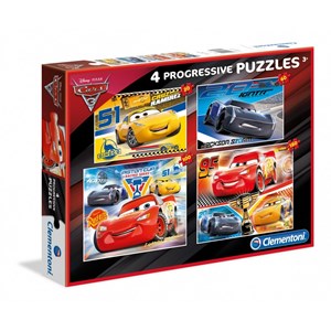 Clementoni (07714) - "Cars" - 20 60 100 180 pezzi