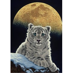 Grafika (T-00412) - Schim Schimmel, William Schimmel: "Moon Leopard" - 1000 pezzi