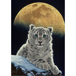 Grafika (T-00412) - Schim Schimmel, William Schimmel: "Moon Leopard" - 1000 pezzi