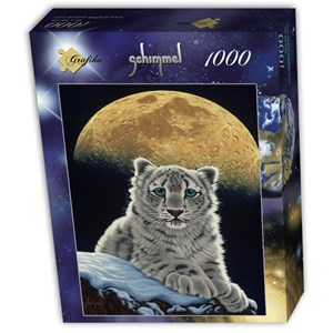 Grafika (T-00412) - Schim Schimmel, William Schimmel: "Moon Leopard" - 1000 pezzi