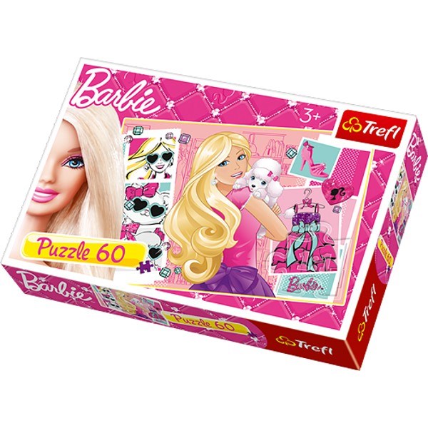 Trefl (17224) - "Barbie, Shopping day" - 60 pezzi