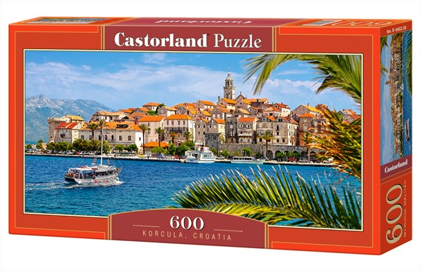 Castorland (B-060238) - "Korcula, Croatia" - 600 pezzi