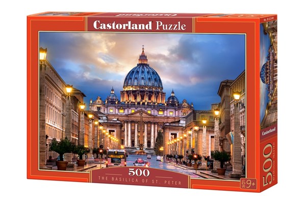 Castorland (B-52349) - "The Basilica of St. Peter" - 500 pezzi
