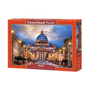 Castorland (B-52349) - "The Basilica of St. Peter" - 500 pezzi
