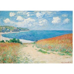 Puzzle Michele Wilson (A490-500) - Claude Monet: "Chemin dans les Blés, 1882" - 500 pezzi