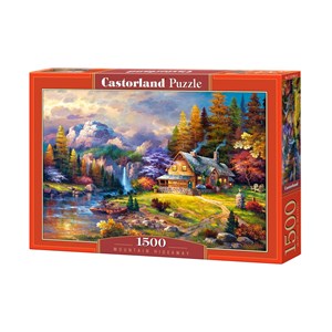 Castorland (C-151462) - "Cottage Mountain Hideaway" - 1500 pezzi