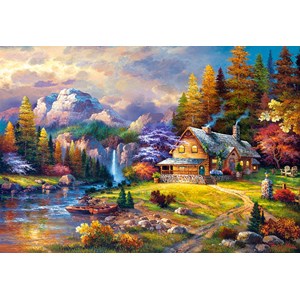 Castorland (C-151462) - "Cottage Mountain Hideaway" - 1500 pezzi
