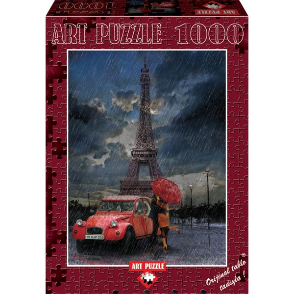 Art Puzzle (4407) - "Eiffel, Rain and Love" - 1000 pezzi