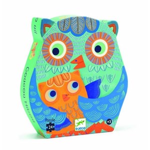 Djeco (07215) - "Owl" - 24 pezzi