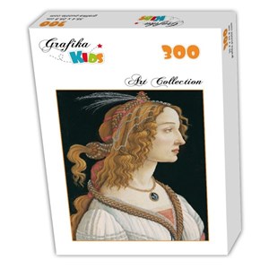 Grafika Kids (00694) - Sandro Botticelli: "Portrait of a young Woman, 1494" - 300 pezzi