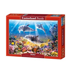 Castorland (B-52547) - "Dolphins Underwater" - 500 pezzi