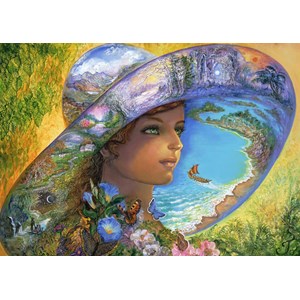 Grafika (T-00020) - Josephine Wall: "Hat of Timeless Places" - 1000 pezzi
