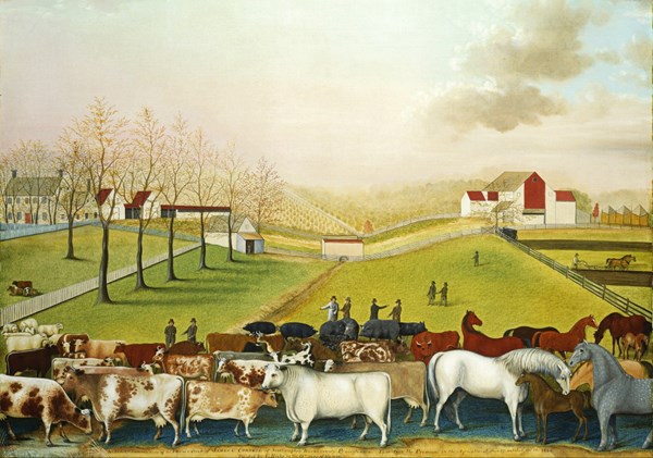 Grafika (00251) - Edward Hicks: "The Cornell Farm, 1848" - 1000 pezzi