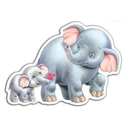 Castorland (B-04249) - "Babies of the jungle" - 4 5 6 7 pezzi