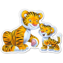 Castorland (B-04249) - "Babies of the jungle" - 4 5 6 7 pezzi