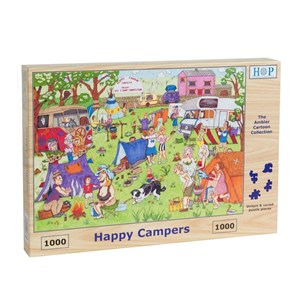 The House of Puzzles (3831) - "Happy Campers" - 1000 pezzi