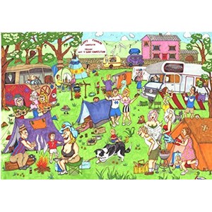 The House of Puzzles (3831) - "Happy Campers" - 1000 pezzi