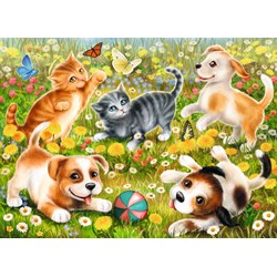 Ravensburger (09624) - "Cats & Dogs" - 60 pezzi