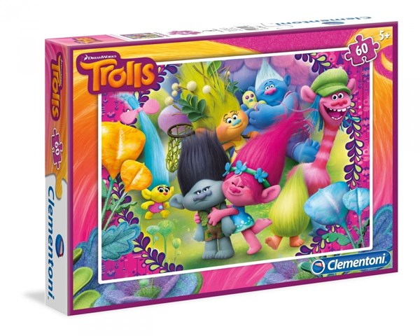Clementoni (08422) - "Trolls" - 60 pezzi