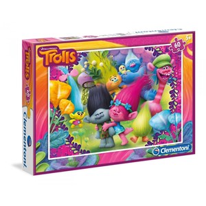 Clementoni (08422) - "Trolls" - 60 pezzi