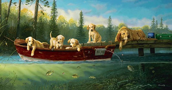 SunsOut (71196) - Terry Doughty: "Fishing Lessons" - 500 pezzi