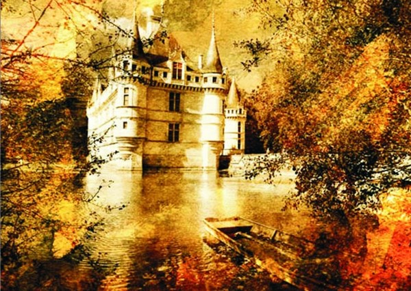 Gold Puzzle (60188) - "Azay le Rideau Castle" - 500 pezzi