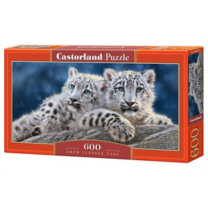 Castorland (B-060115) - "Snow Leopard Cubs" - 600 pezzi