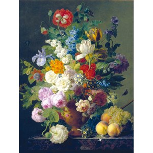 Clementoni (31415) - Jan Frans Van Dael: "Flowers in Vase" - 1000 pezzi