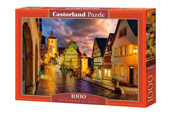 Castorland (C-103461) - "Rothenburg at Night" - 1000 pezzi