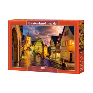 Castorland (C-103461) - "Rothenburg at Night" - 1000 pezzi