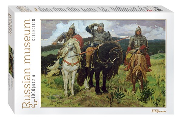 Step Puzzle (79209) - Viktor Vasnetsov: "Bogatyrs" - 1000 pezzi