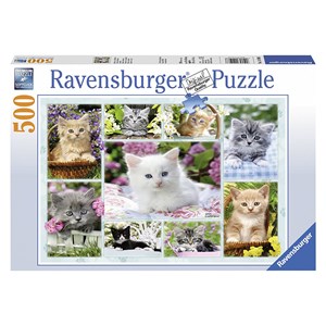 Ravensburger (14196) - "Kittens in their baskets" - 500 pezzi