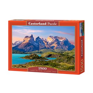 Castorland (C-150953) - "Torres del Paine National Park in Patagonia, Chile" - 1500 pezzi