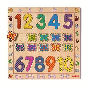 Djeco (01801) - "The Numbers from 1 to 10" - 20 pezzi